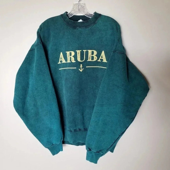 Vintage flex wear XL aruba  stone wash crew neck - Picture 12 of 12